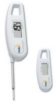 Прецизен цифров термометър със сгъваема сонда. Джобен размер, бял / Арт.№30.1047.02