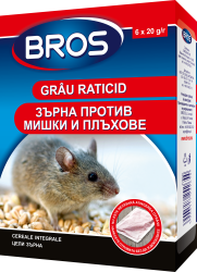 БРОС Отрова зърна против мишки и плъхове 120 гр