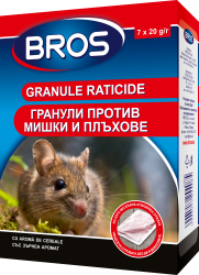 БРОС Отрова гранули против мишки и плъхове 140 гр