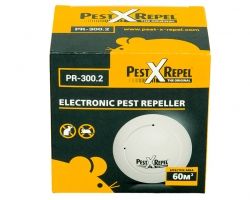Ултразвуков електронен уред за борба с мишки, плъхове и други гризачи - 60м2 Pest X Repel / Арт.№ PR 300.2
