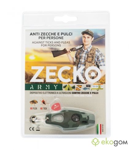 Ултразвуков уред за персонална защита от бълхи и кърлежи, ZECKO  ARMY 