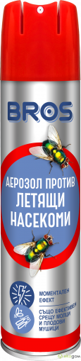 BROS – flying insect aerosol 400 ml / Art.№ BS 018