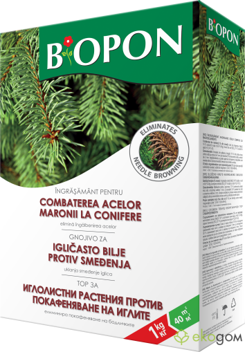 BIOPON conifer fertilizer with needle browning control / Art. No BP 1055