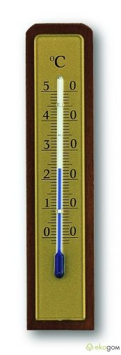 Термометър за вътрешна употреба - масив орех