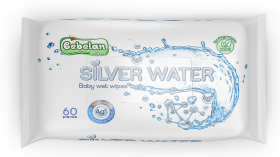 SILVER WATER кърпи със сребърна вода 60 бр./пакет - MK BSW60