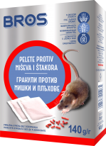 БРОС Отрова гранули против мишки и плъхове 140 гр / Арт.№BS 1632