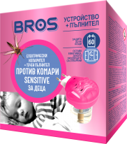 БРОС Детски електрически изпарител против комари + т"Sensitive"