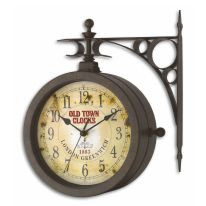  'Nostalgia' wall clock and thermometer 