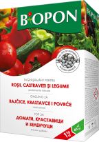 BIOPON гранулиран тор домати,краставици и зеленчуци 1кг / BP 1174