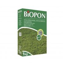 BIOPON гранулиран тор за тревна площ  - стоп на плевелите, 1кг / Арт.№ BP 1131